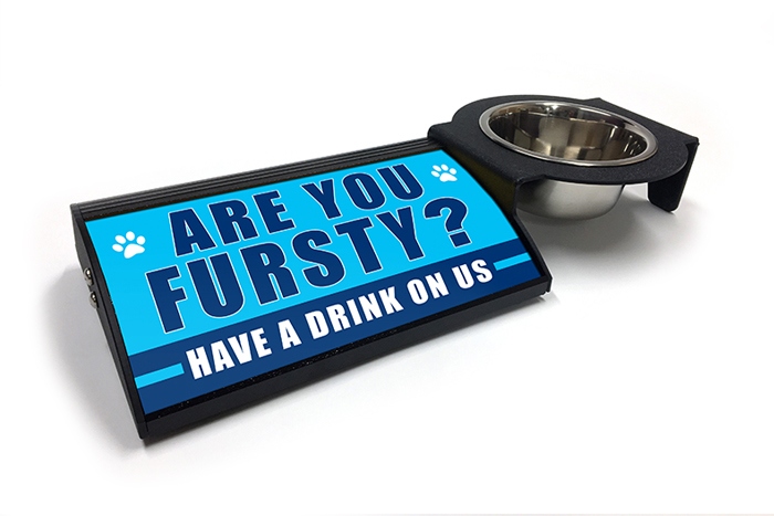 (P4P) ARE YOU FURSTY? / HAVE A DRINK ON US - COME SEE US AGAIN SOON!  (B/W) - Image 2