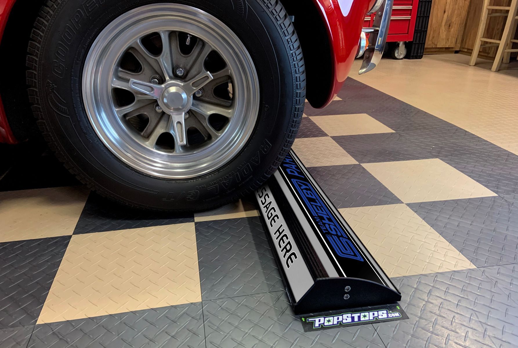 TEAM SHELBY LOGO-PARKING / NAME & MESSAGE HERE (Personalized)  (36") - Image 4