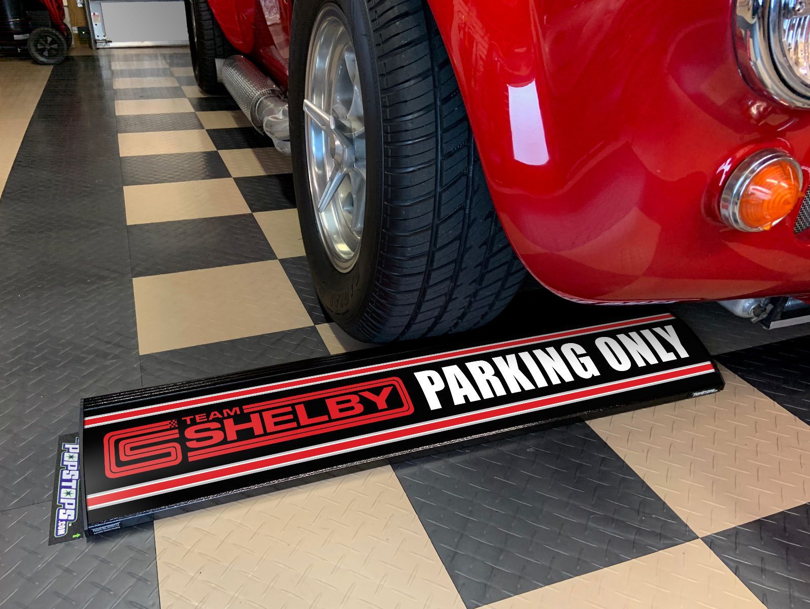 TEAM SHELBY LOGO-PARKING ONLY / NAME & MESSAGE HERE (Personalized)  (36") - Image 4