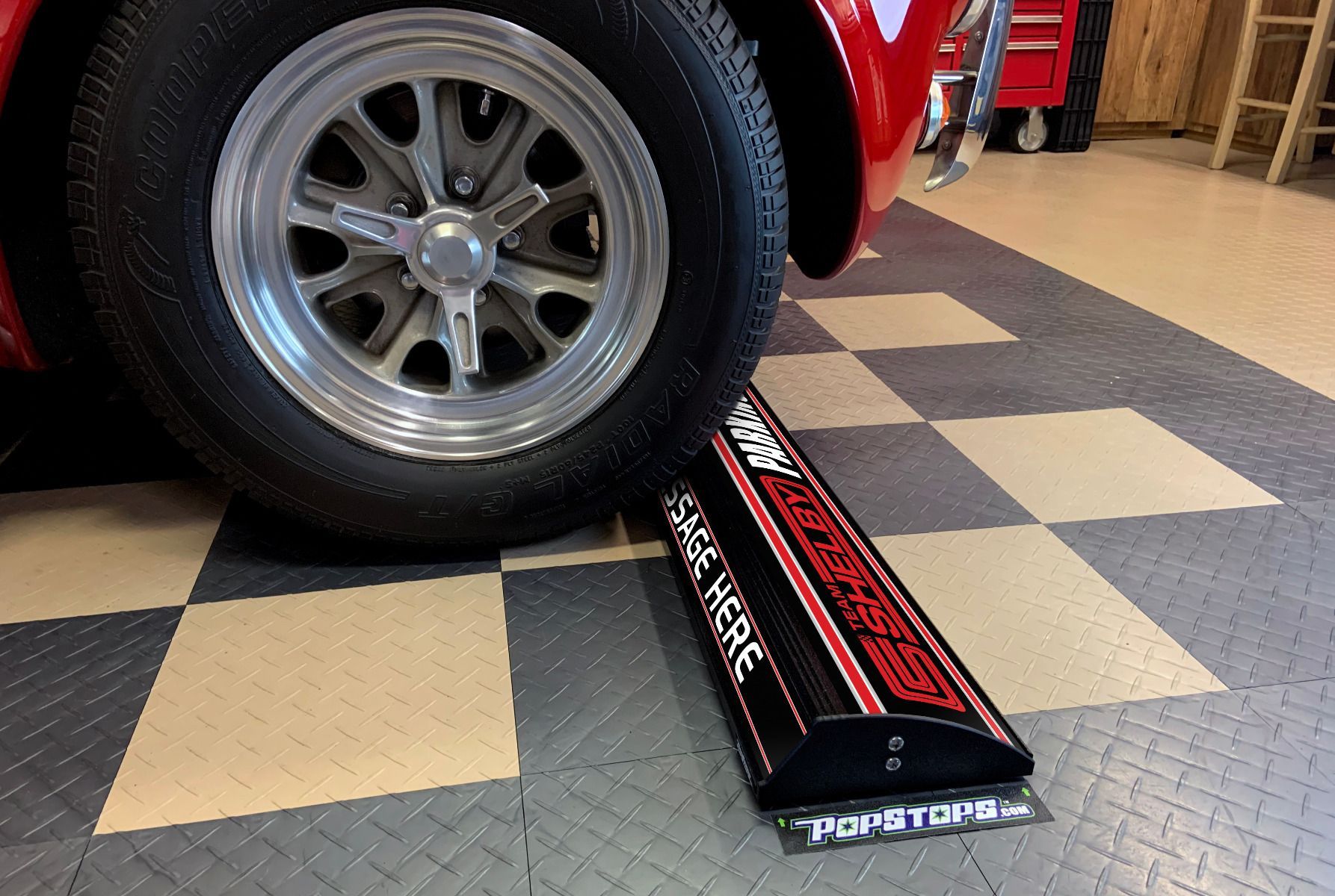 TEAM SHELBY LOGO-PARKING ONLY / NAME & MESSAGE HERE (Personalized)  (36") - Image 5