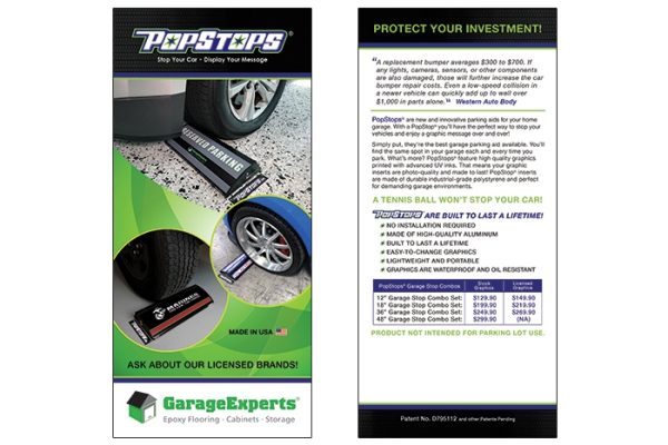 Garage Experts - Corporate Rack Cards