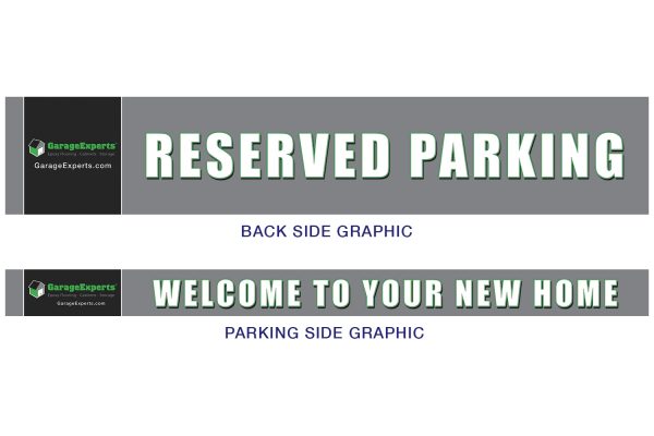 Garage Experts Combo Set - Reserved Parking / Welcome to Your New Home (36") (2 Pack / Free Ground Shipping) - Image 4