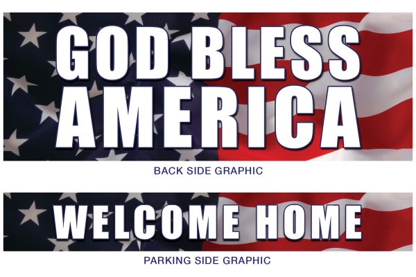 God Bless America / Welcome Home Combo Set (18") - Image 5