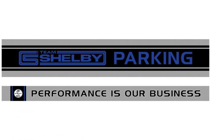 TEAM SHELBY LOGO-PARKING / Cobra Logo - PERFORMANCE IS OUR BUSINESS  (36") - Image 5