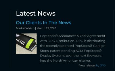 PopStops Signs 5 Year Agreement with DPG Distribution